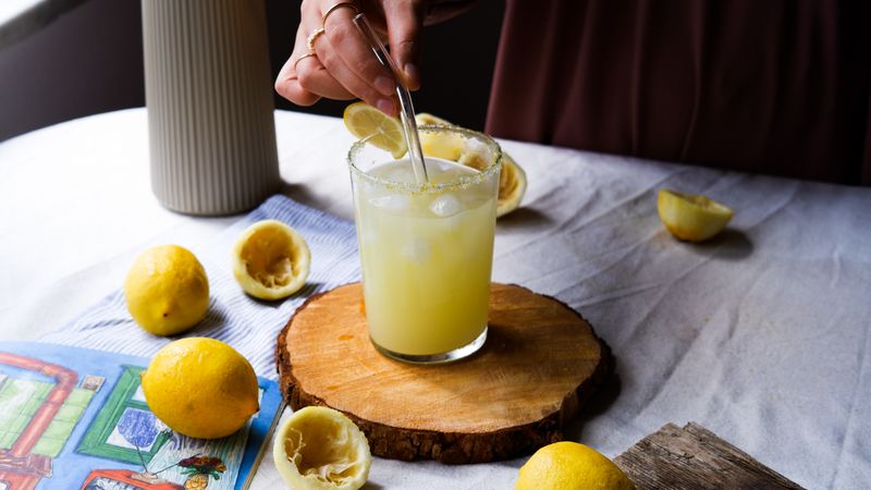Fresh Lemonade hand-squeezed with mint